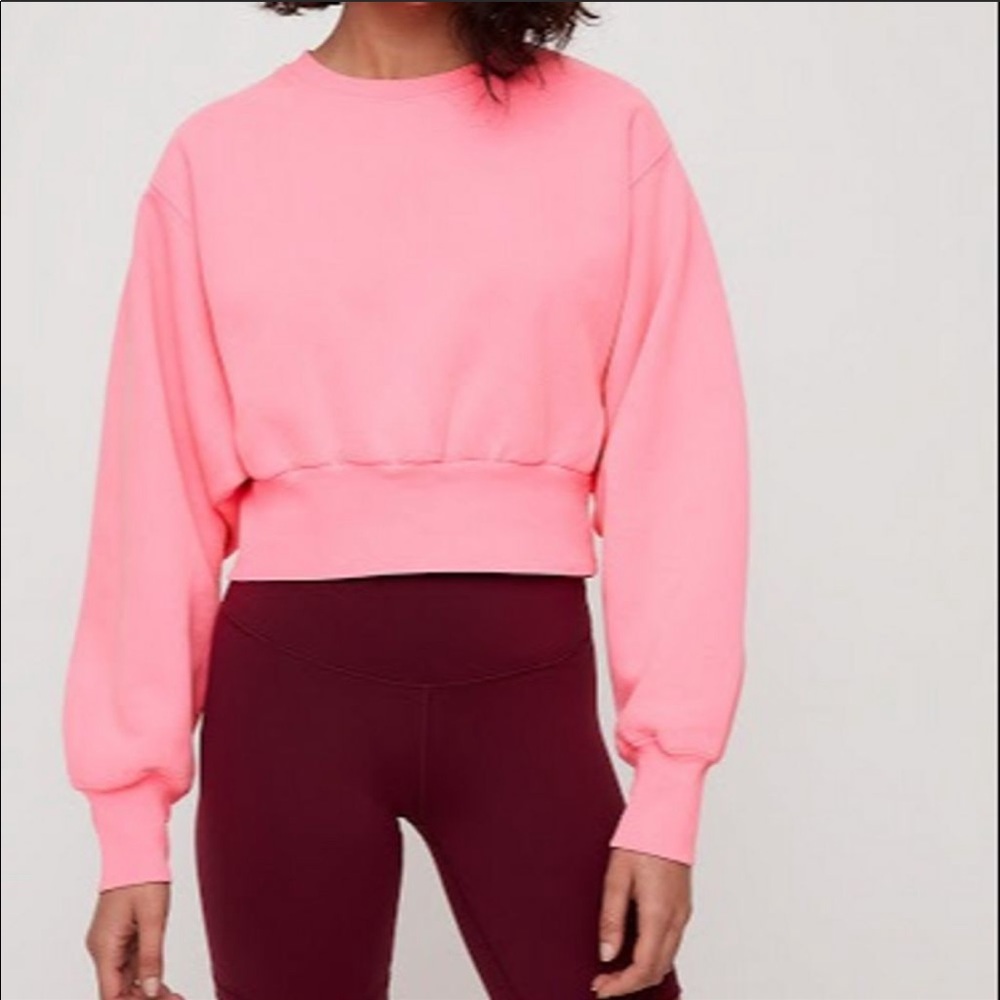 Aritzia TNA Perkins Cropped Crewneck